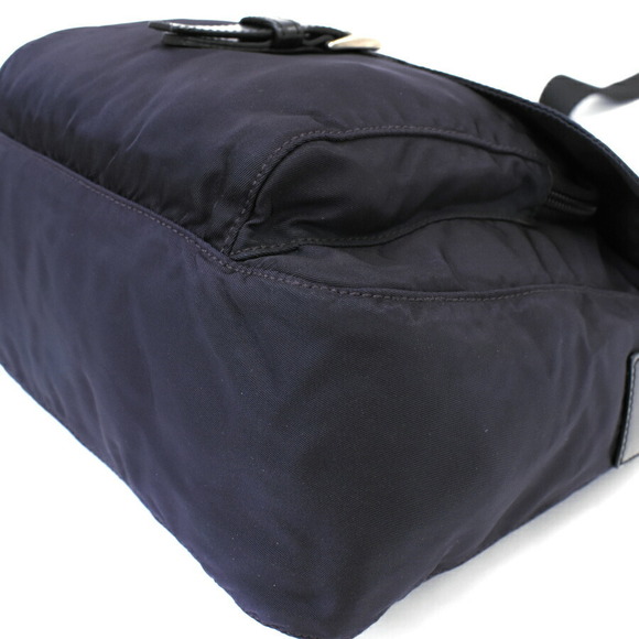 Prada Vela Nylon Crossbody Shoulder Bag Dark Navy Blue - Picture 6 of 9